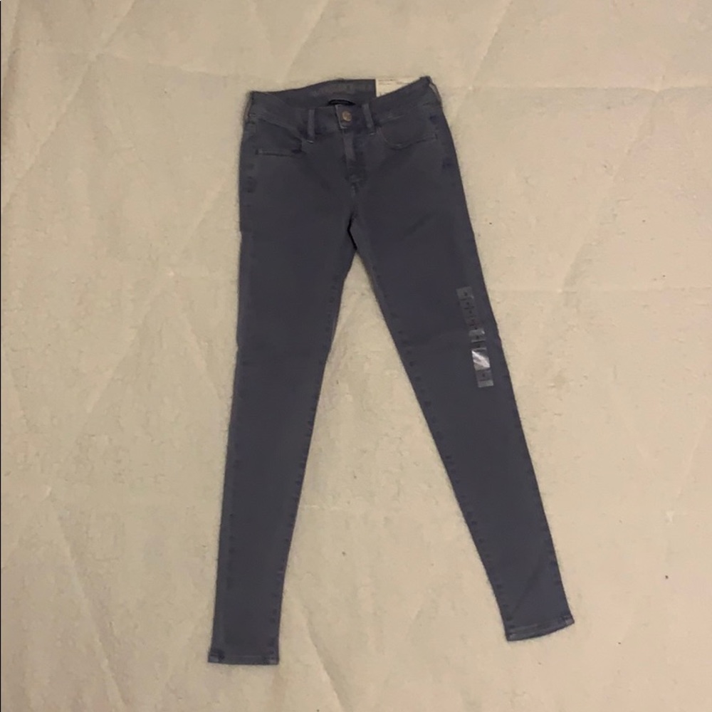 never worn greyish blue jeggings